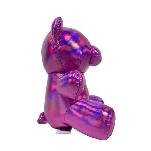 Candy Bears Metallic Plush 8" Stuffed Animal Purple Pink - Picture 13 of 13